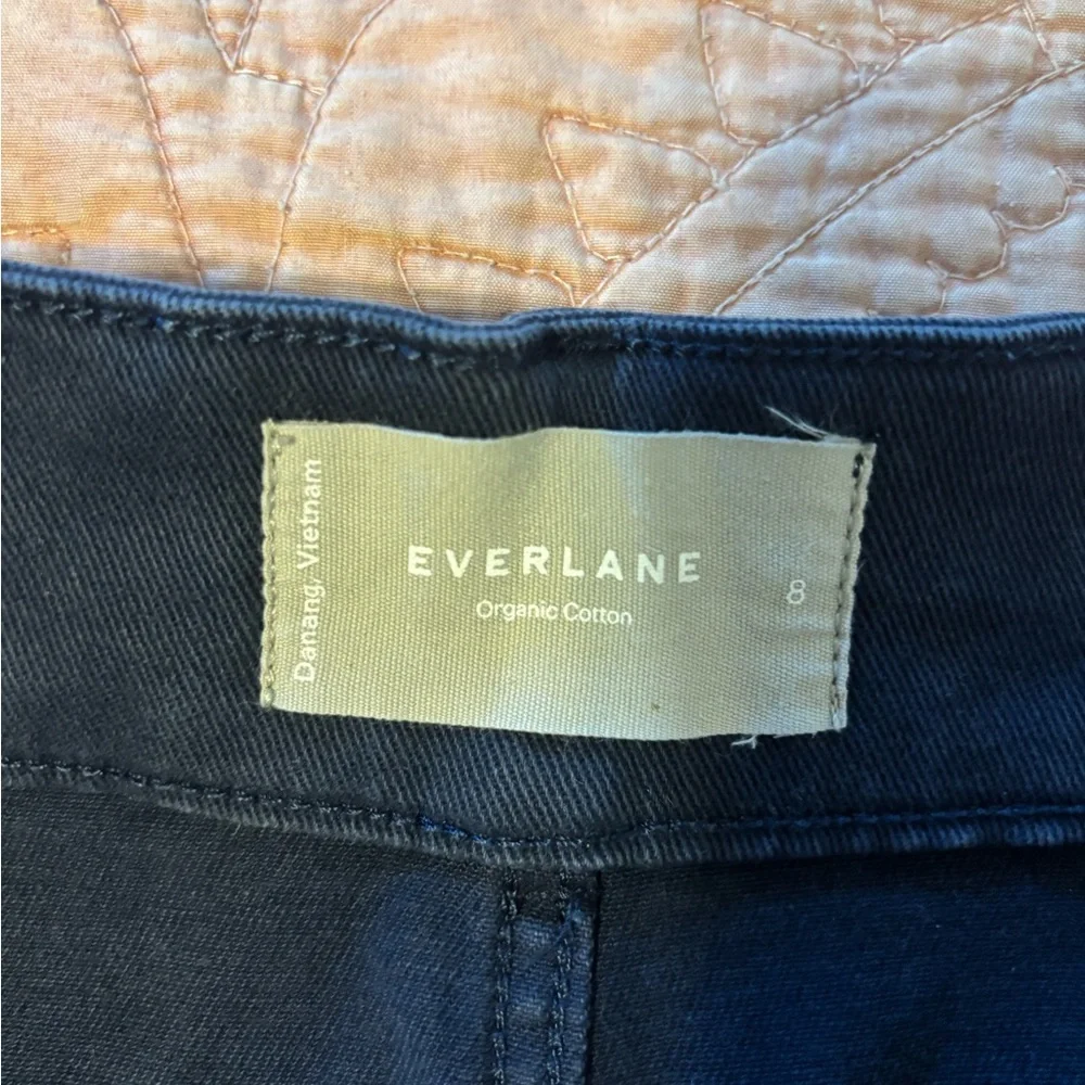 Everlane Wide Leg Organic Cotton Pants - Picture 3 of 4